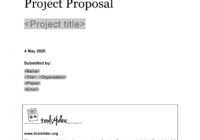 43 Professional Project Proposal Templates ᐅ Templatelab inside Simple Project Proposal Template