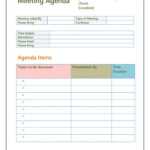 46 Effective Meeting Agenda Templates ᐅ Templatelab with Blank Meeting Agenda Template