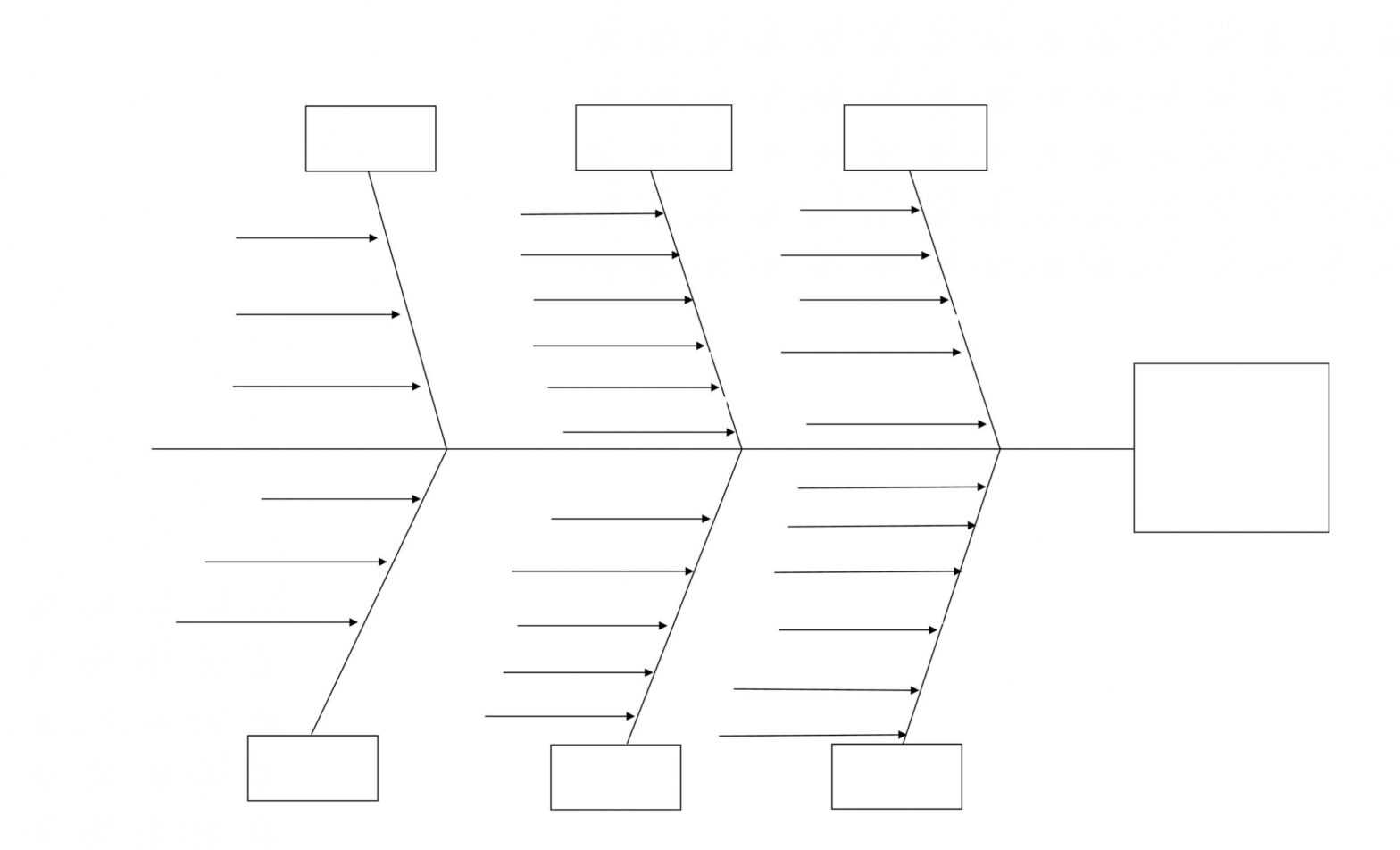 47 Great Fishbone Diagram Templates &amp; Examples [Word, Excel] regarding Blank Fishbone Diagram Template Word