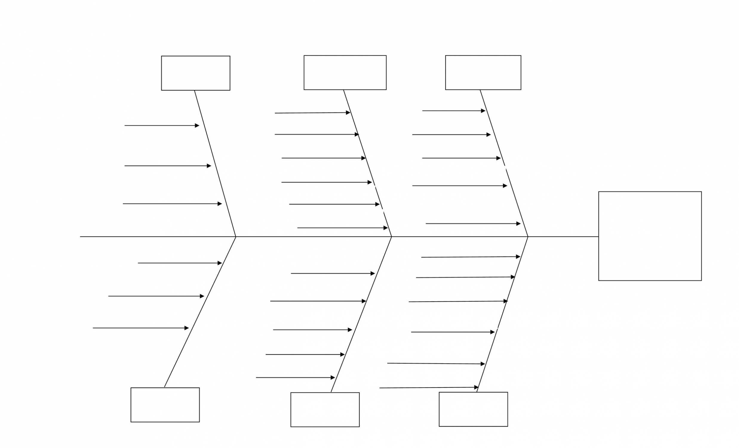 47 Great Fishbone Diagram Templates &amp; Examples [Word, Excel] regarding Blank Fishbone Diagram Template Word