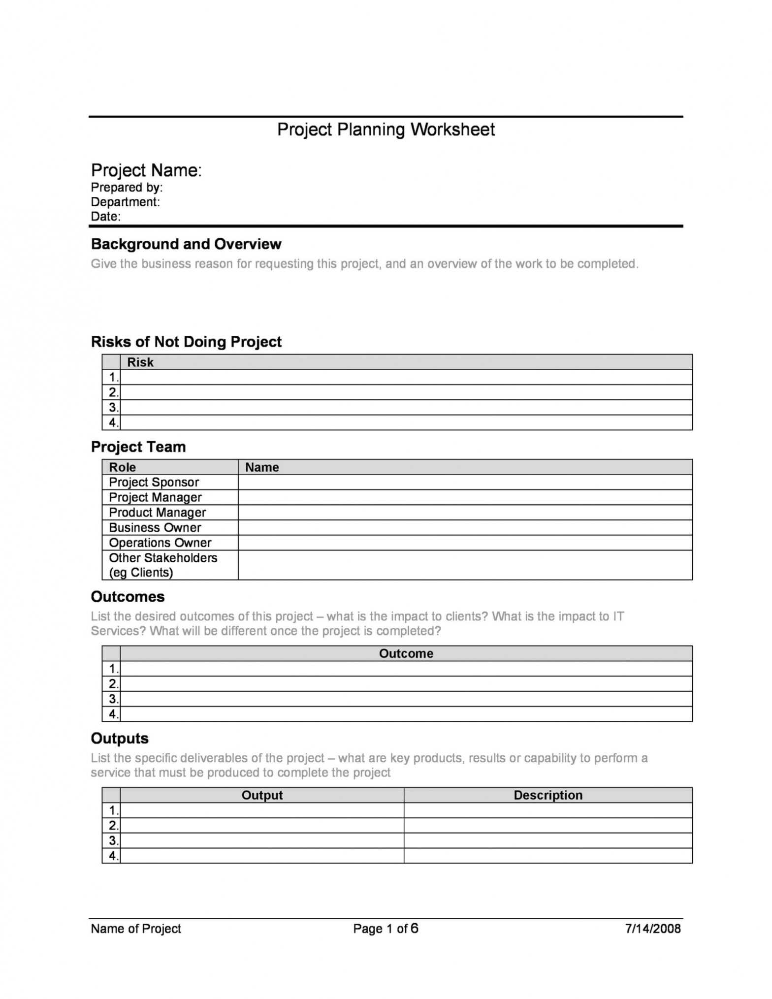 48 Professional Project Plan Templates [Excel, Word, Pdf] ᐅ within New Business Project Plan Template