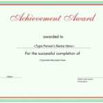 50 Amazing Award Certificate Templates ᐅ Templatelab in Sample Award Certificates Templates