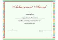 50 Amazing Award Certificate Templates ᐅ Templatelab in Sample Award Certificates Templates