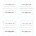 50 Printable Place Card Templates (Free) ᐅ Templatelab throughout Ms Word Place Card Template