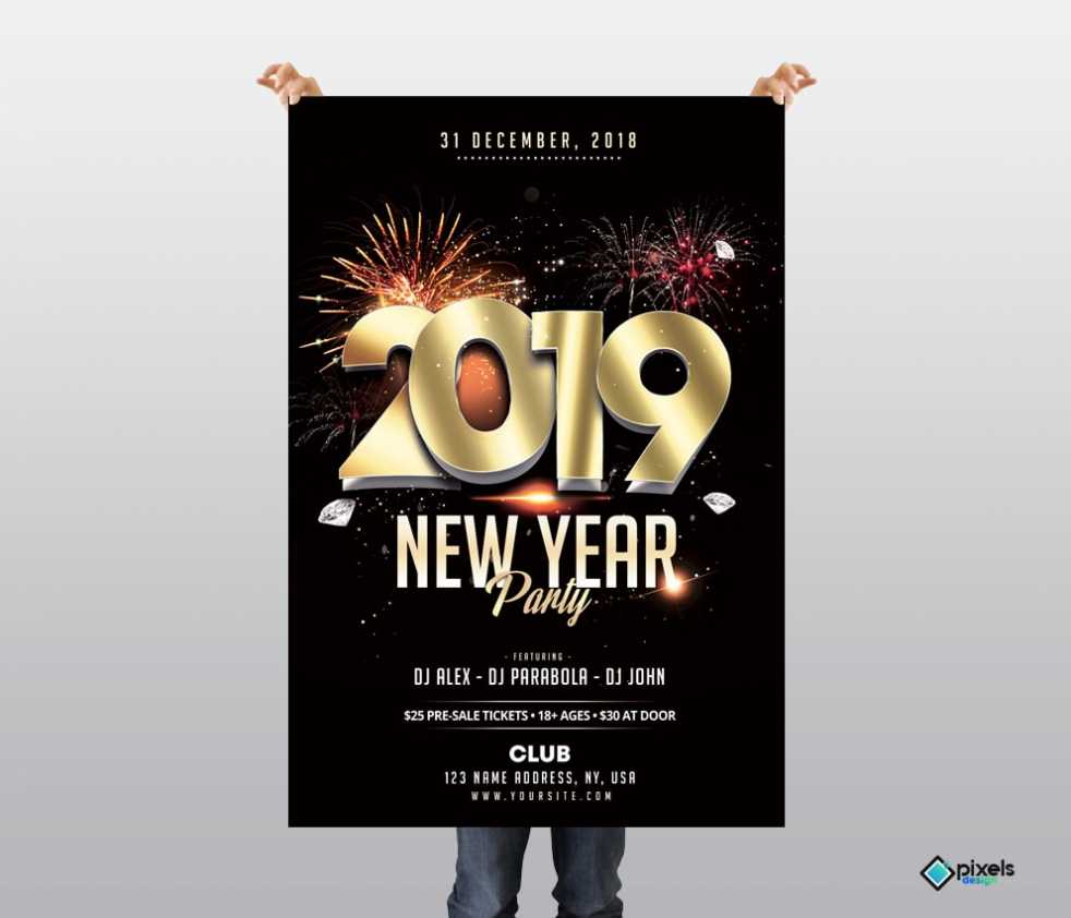 50+ Shocking Christmas &amp; New Year'S Eve Flyer Templates in Free New Years Eve Flyer Template