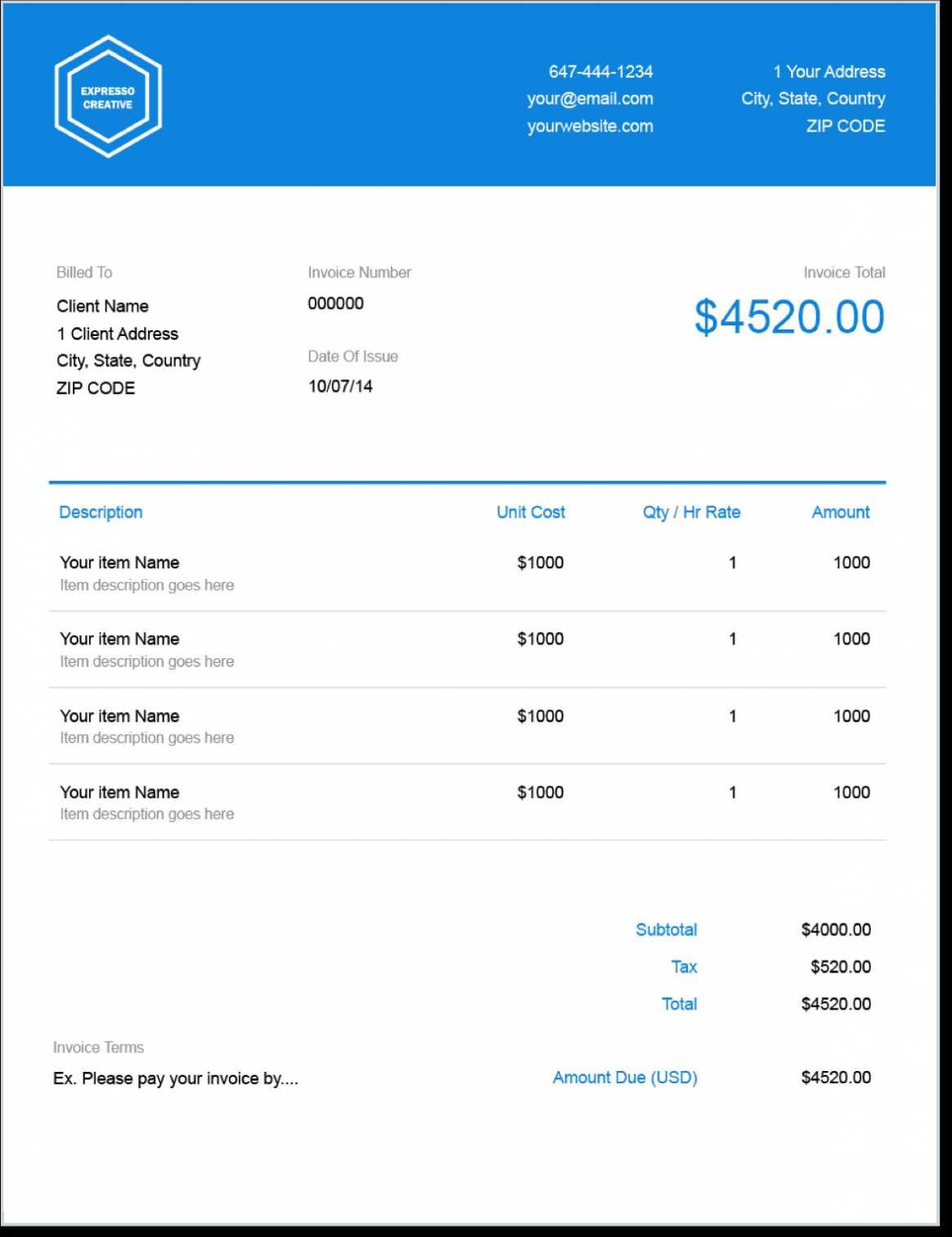 free-invoice-template-for-android