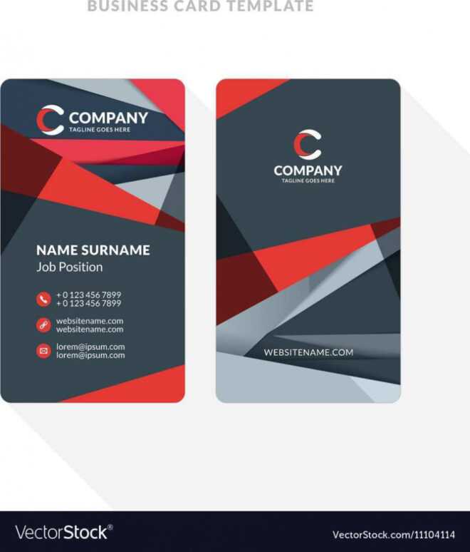 54 The Best Double Sided Business Card Template Illustrator with regard to Double Sided Business Card Template Illustrator
