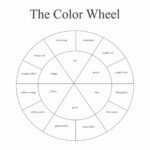 6 Best Color Wheel Printable For Students - Printablee inside Blank Color Wheel Template