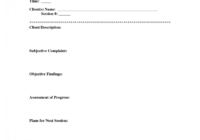 7 Best Printable Counseling Soap Note Templates - Printablee with Soap Notes Counseling Template