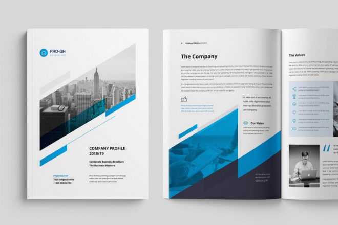 70+ Modern Corporate Brochure Templates - Honey Mango pertaining to One Page Brochure Template