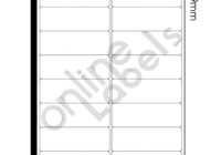 70Mm X 25Mm - 33 Labels Per Sheet - Online Labels in Maco Laser And Inkjet Labels Template
