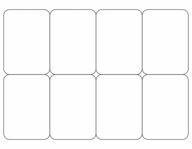8 Best Blank Playing Card Printable Template For Word with regard to Blank Playing Card Template