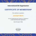 8+ Free Membership Certificate Templates - Word (Doc) | Psd with Life Membership Certificate Templates