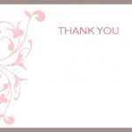 84 Free Printable Thank You Note Card Template Free Download throughout Thank You Note Card Template