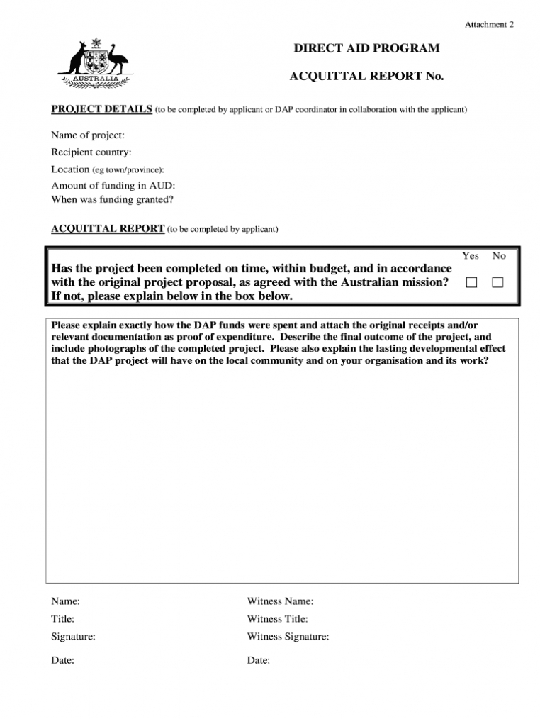 Acquittal Report Template - Fill Online, Printable, Fillable with regard to Acquittal Report Template