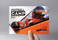 American Football Flyer Template In Psd, Ai &amp; Vector within Football Camp Flyer Template Free