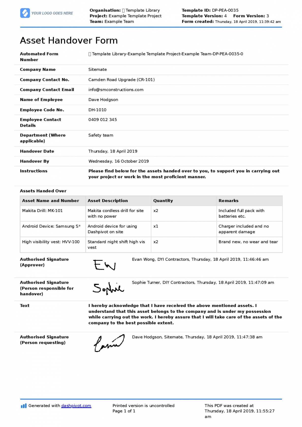 handover-agreement-template