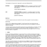 Assignment Of Copyright Template | By Business-In-A-Box™ inside Copyright Assignment Agreement Template