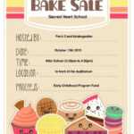 Bake Sale Flyer Template ~ Addictionary intended for Bake Off Flyer Template