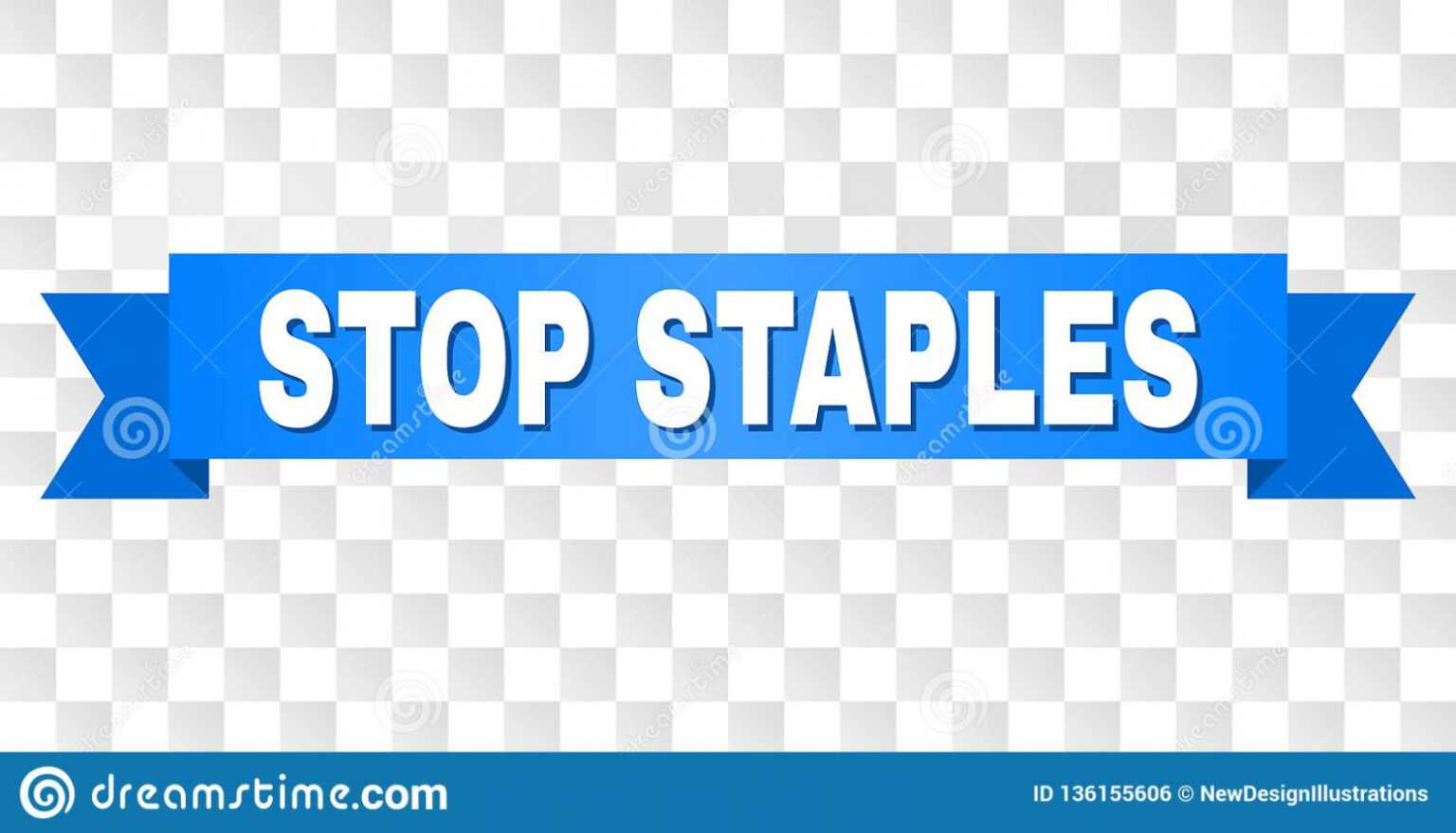 Staples Banner Template