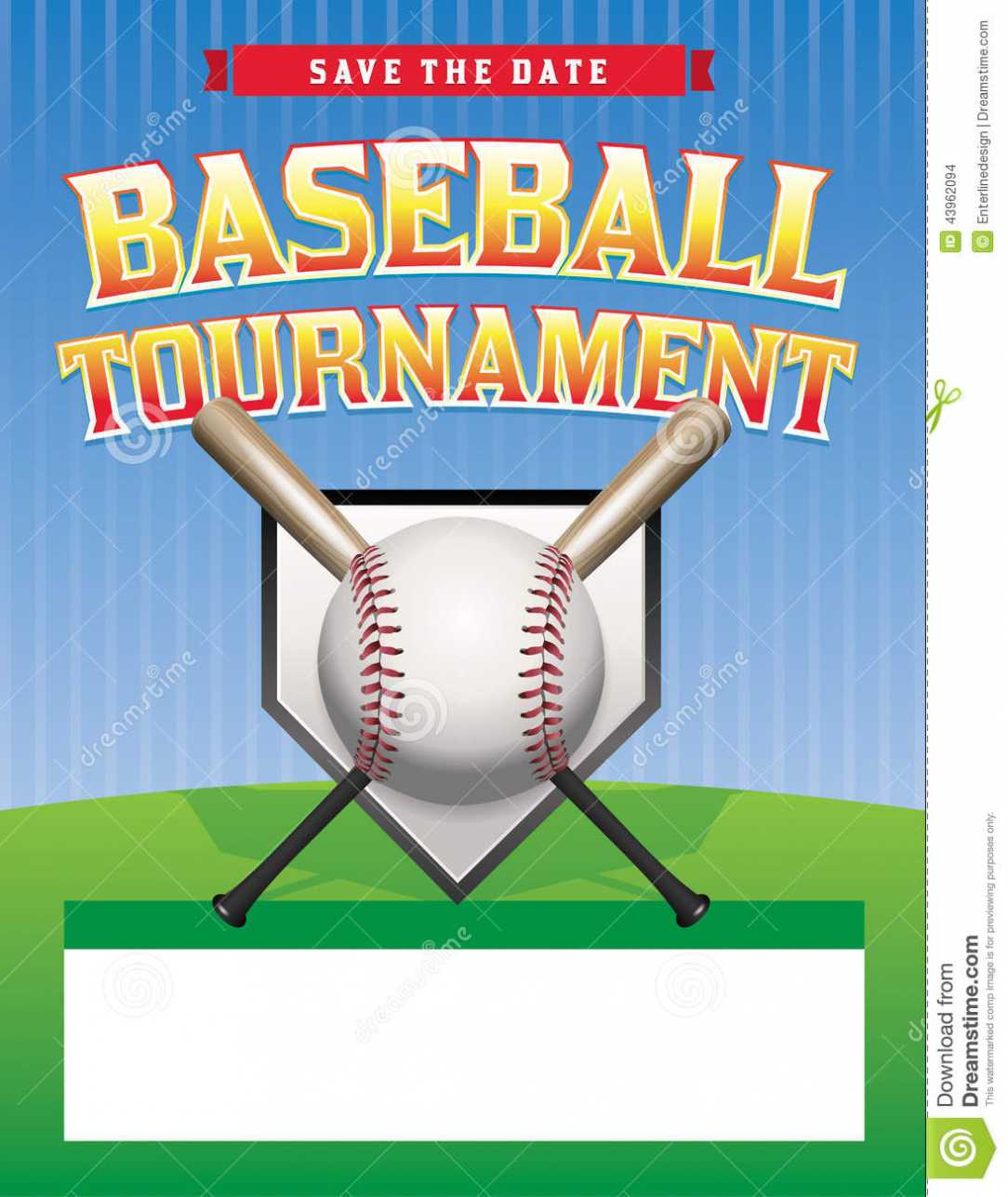 Baseball Fundraiser Flyer Template