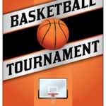 Basketball Tournament Flyer Poster Royalty Free Vector Image inside Basketball Tournament Flyer Template
