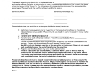 Beneficiary Letter - Fill Out And Sign Printable Pdf Template | Signnow within Estate Distribution Letter Template