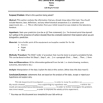 Biology Lab Report Template in Biology Lab Report Template