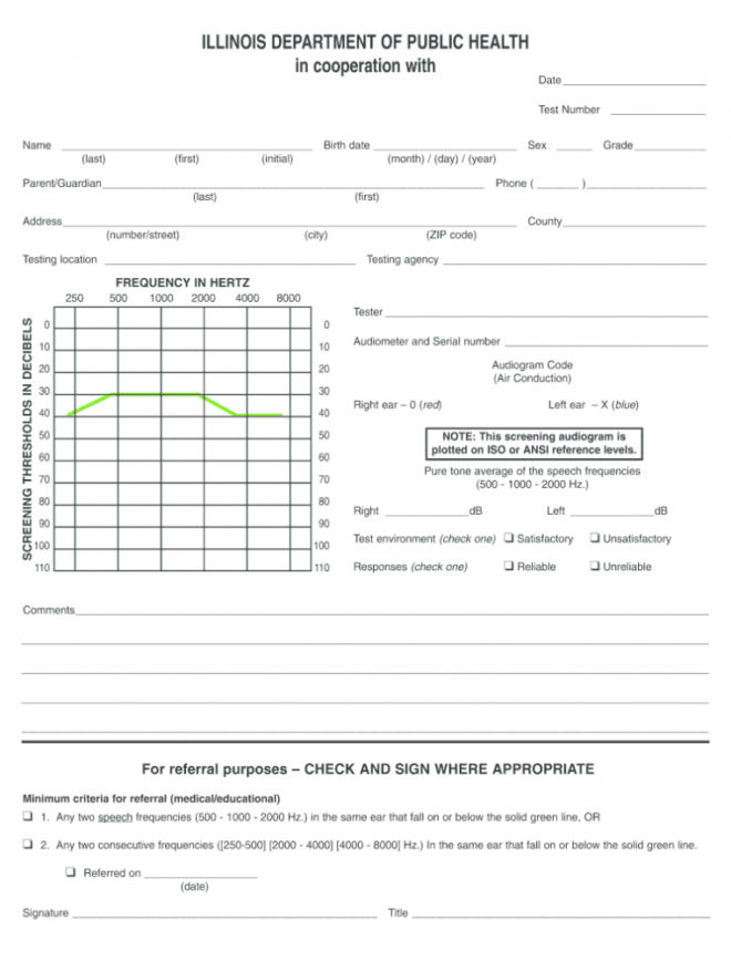 Blank Audiogram Pdf - Fill Online, Printable, Fillable in Blank Audiogram Template Download