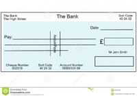 Blank Cheque Stock Illustrations – 1,888 Blank Cheque Stock inside Large Blank Cheque Template