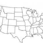 Blank Outline Map Of The United States | Whatsanswer regarding United States Map Template Blank