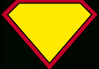 Blank Superman Logos with Blank Superman Logo Template