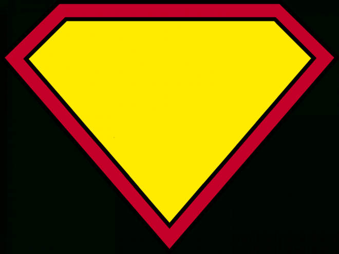 Blank Superman Logos with Blank Superman Logo Template