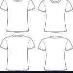 Blank T-Shirts Template Royalty Free Vector Image throughout Blank T Shirt Outline Template