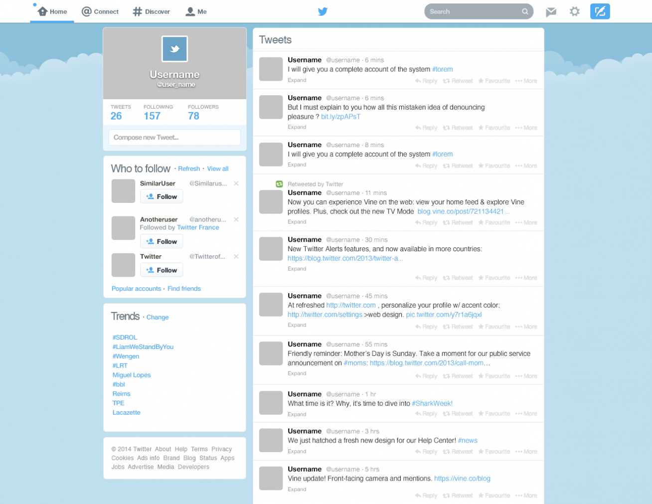 Blank Twitter Profile Template - Professional Plan Templates regarding Blank Twitter Profile Template
