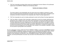 Board Resolution Approving Purchase Of Shares Template | By with Share Purchase Agreement Template Singapore