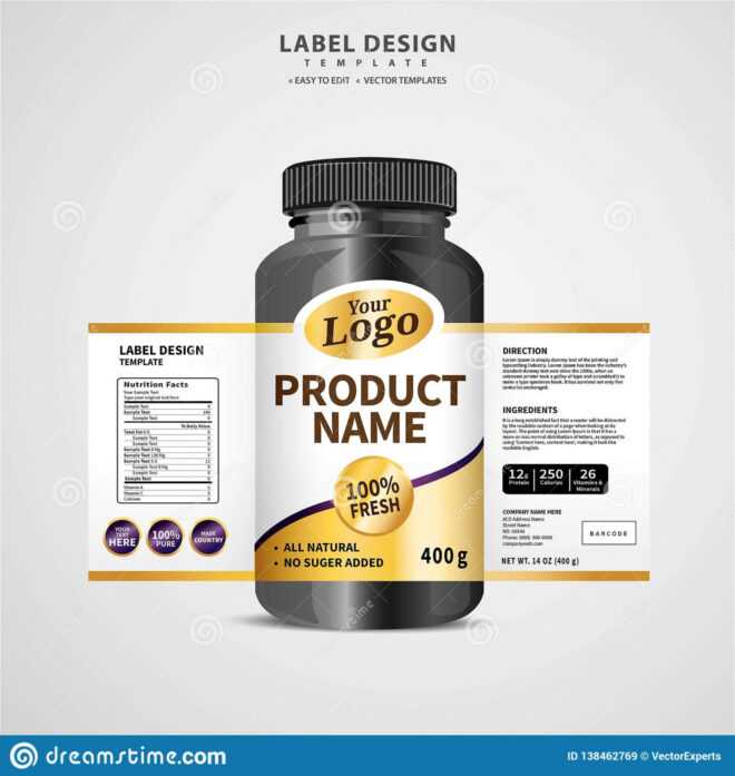 Bottle Label, Package Template Design, Label Design, Mock Up intended for Product Label Design Templates Free
