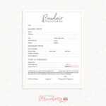 Boudoir Photography Forms Bundle – Strawberry Kit pertaining to Photography Business Forms Templates