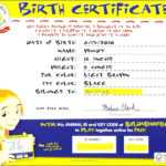 Build A Bear Birth Certificate Template 6 Best Templates inside Build A Bear Birth Certificate Template