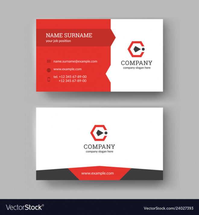 Business Card Templates Royalty Free Vector Image intended for Free Bussiness Card Template