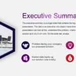 Business Case Studies Executive Summary Slide Design in Business Case Presentation Template Ppt