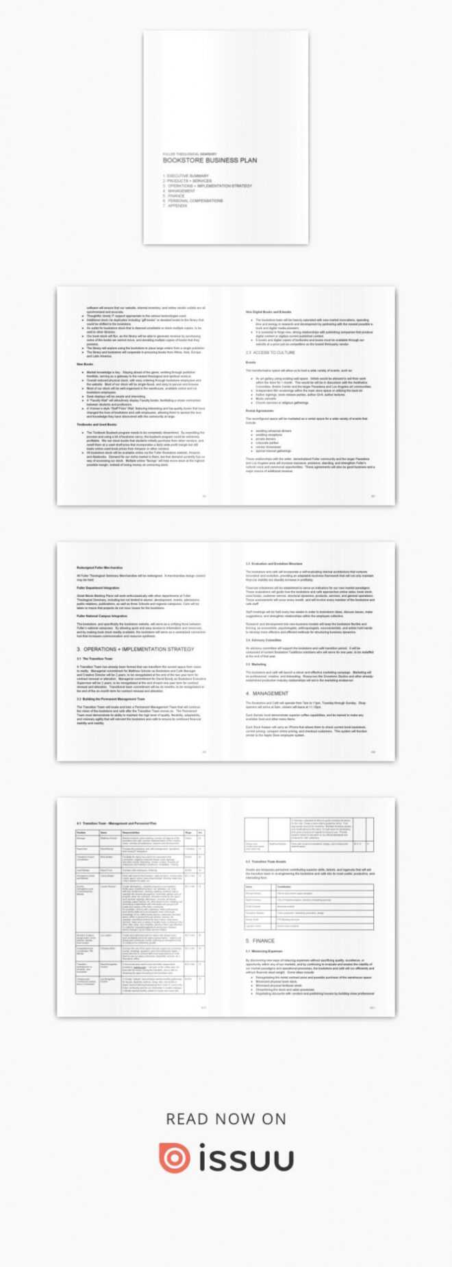 Business N Book Shop Sample Bookstore Template Example Plan intended for Bookstore Business Plan Template