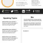 Business One Sheet Template ~ Addictionary regarding Business One Sheet Template