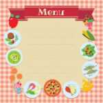 Cafe Or Restaurant Menu Template 29525561 with Blank Restaurant Menu Template