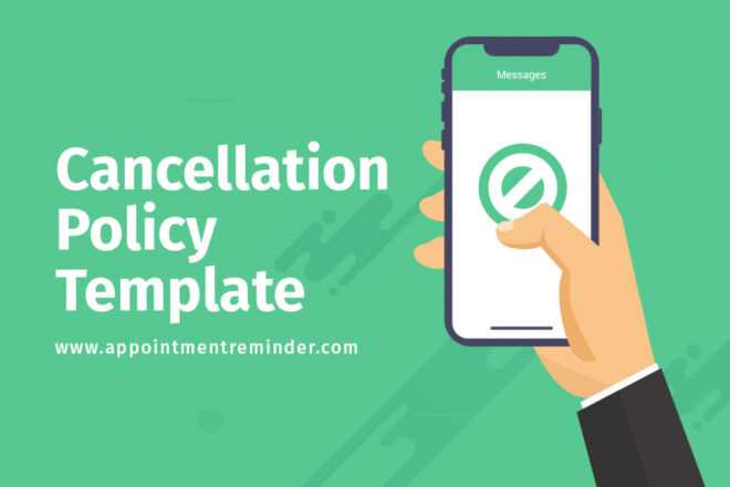 Cancellation Policy Template intended for Salon Cancellation Policy Template