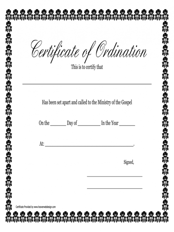 Certificate Of Ordination Template Pdf - Fill Out And Sign Printable Pdf  Template | Signnow for Certificate Of Ordination Template