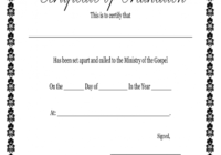 Certificate Of Ordination Template Pdf - Fill Out And Sign Printable Pdf  Template | Signnow intended for Ordination Certificate Templates