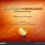 Certificate Template In Basketball Sport Theme With Basketball Theme Color  Background, Diploma Design 195907542 in Basketball Camp Certificate Template