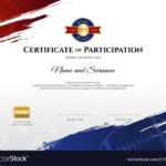 Certificate Template In Rugsport Theme Royalty Free Vector for Athletic Certificate Template