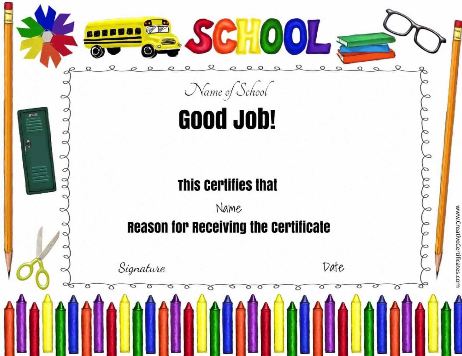 Certificates For Kids - Free And Customizable - Instant Download pertaining to Free Printable Certificate Templates For Kids